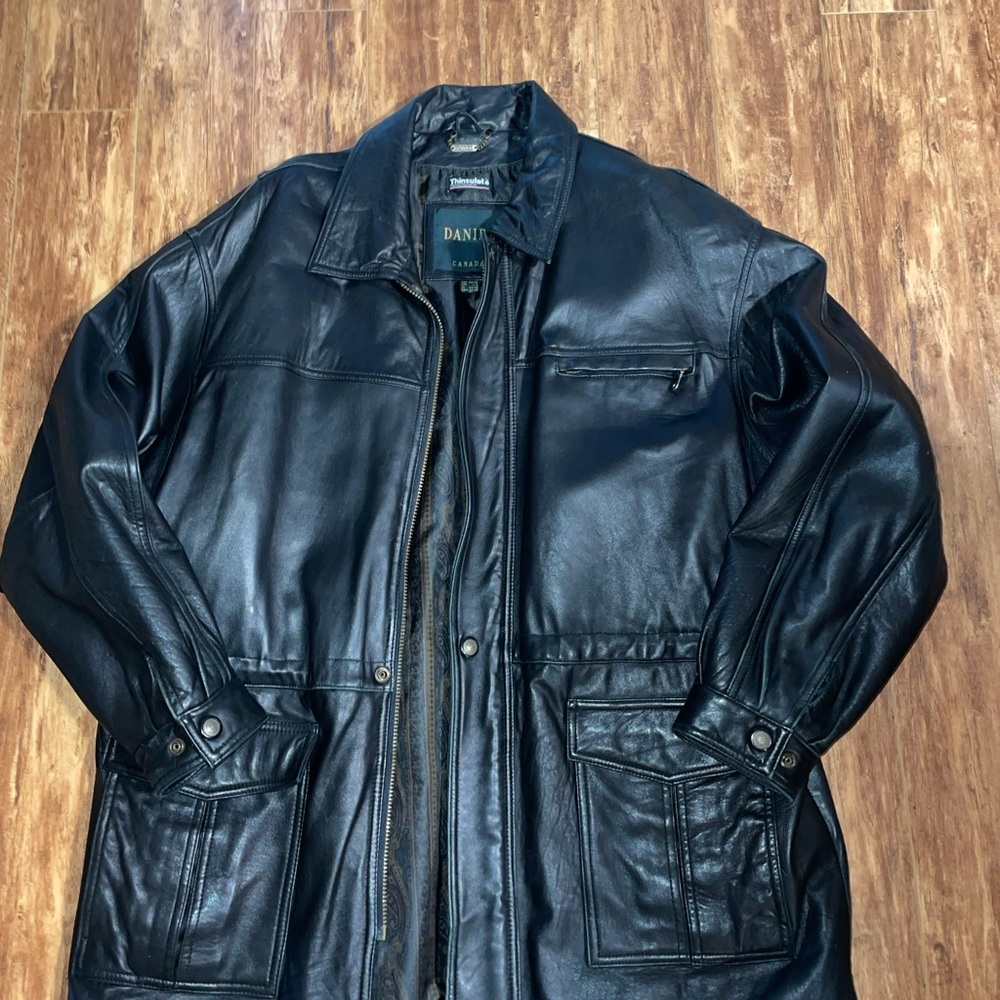 Vintage Danier Mens Leather Jacket